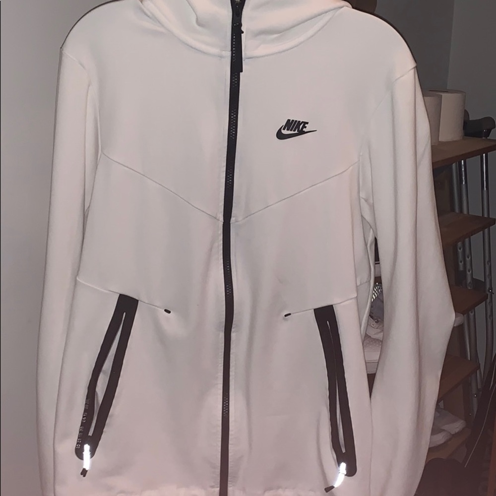 White nike training jacket
